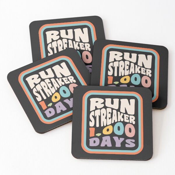 Item preview, Run Streak Run Streaker 1,000 Days of Running Comma Day designed and sold by yelly123.