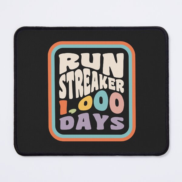 Item preview, Run Streak Run Streaker 1,000 Days of Running Comma Day designed and sold by yelly123.