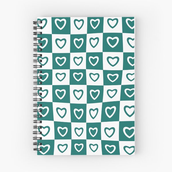 Item preview, Blue White Hearts Checkered Pattern designed and sold by Patternawy.