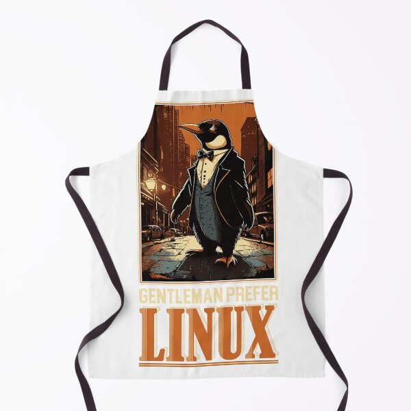 Item preview, Gentleman Prefer Linux than other OS for Admins and Coder designed and sold by Cedinho.