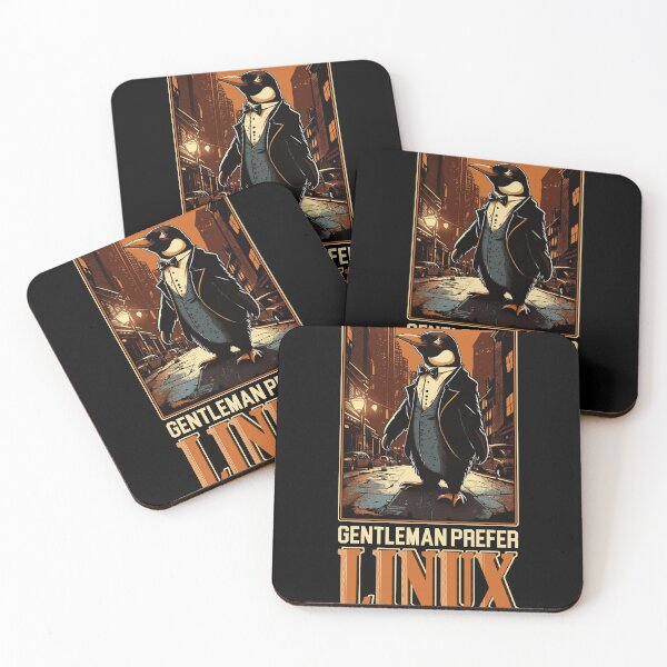 Item preview, Gentleman Prefer Linux than other OS for Admins and Coder designed and sold by Cedinho.
