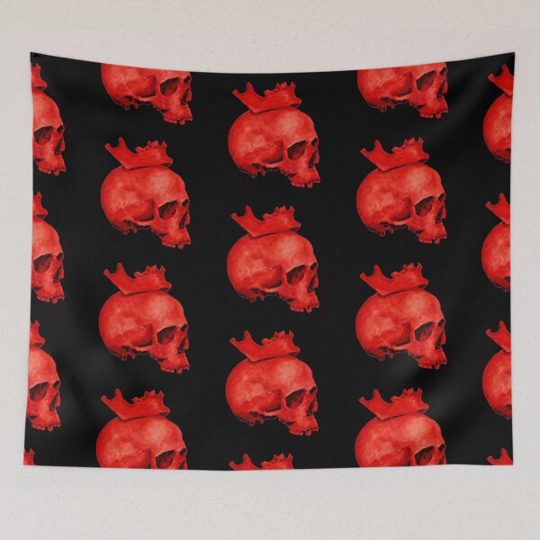 Item preview, Red Queen Skull designed and sold by CrazyPopSkull.