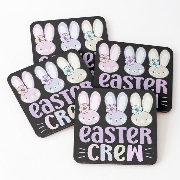 Item preview, Easter crew cute pastel easter Bunnies  designed and sold by Yarafantasyart.