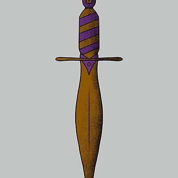 Vector tattoo dagger with snake. Dagger decorated with large blue sapphire.  Snake wraps around ancient oriental dagger. Old school style. Traditional  Tattoo Design. Digital Art by Dean Zangirolami - Pixels