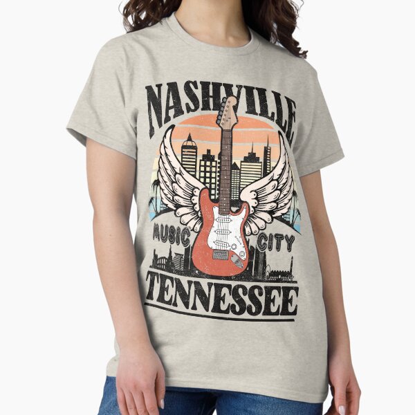 Artikel-Vorschau von Nashville Music City (Geschenk für Country-Musik und Western), designt und verkauft von i-longmanshop.
