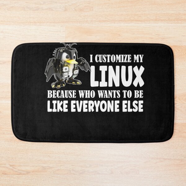 Item preview, I Customize My Linux Penguin Because I am different designed and sold by Cedinho.