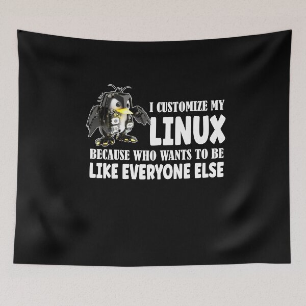 Item preview, I Customize My Linux Penguin Because I am different designed and sold by Cedinho.