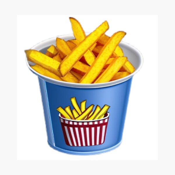 Artikelvorschau, Pommes in einem Eimer entworfen und verkauft von Curusnu.