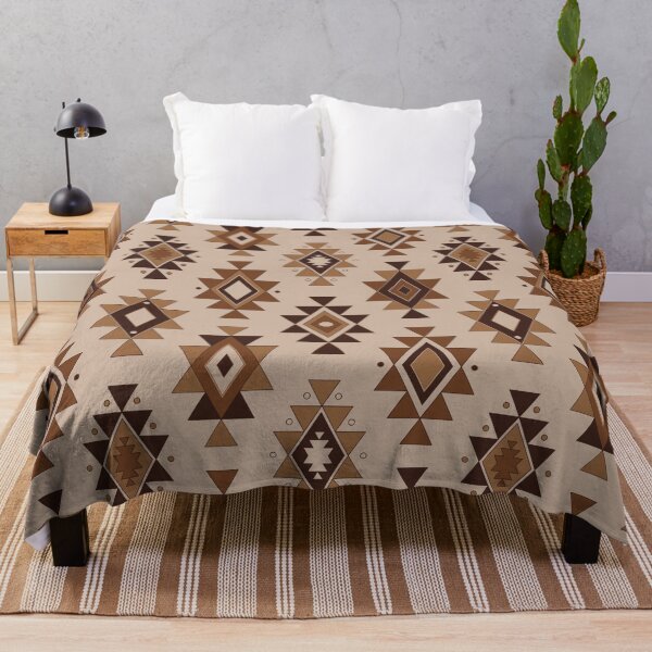 Item preview, Earth Tone Ikat designed and sold by Marla-und-Bob.