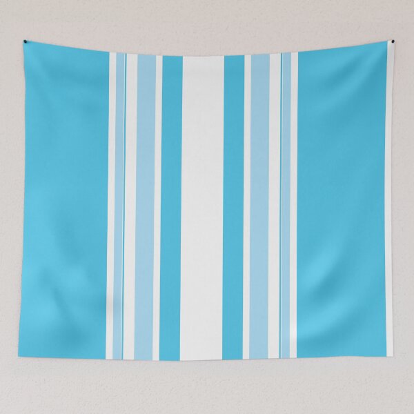 Item preview,  Turquoise  Blue Vertical  Stripes designed and sold by GobiRchandran.