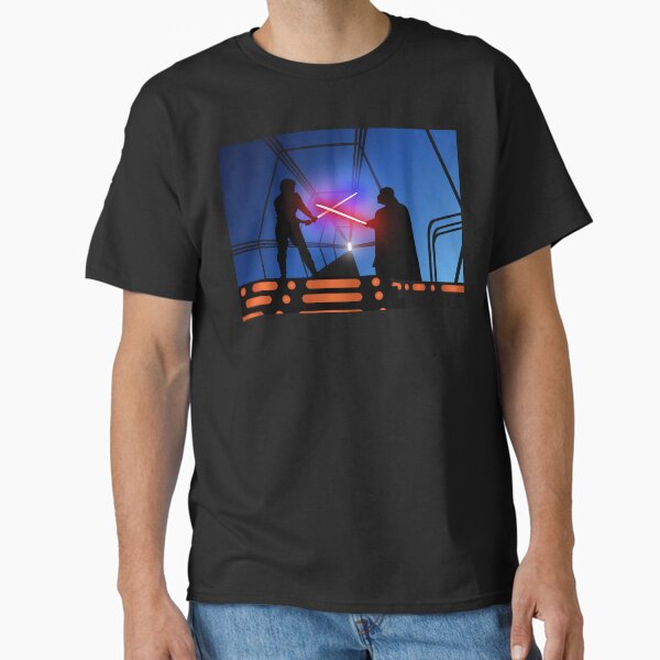 Vista previa del artículo con la obra «Luke contra Vader en Bespin», diseñado y vendido por Matt Burgess.
