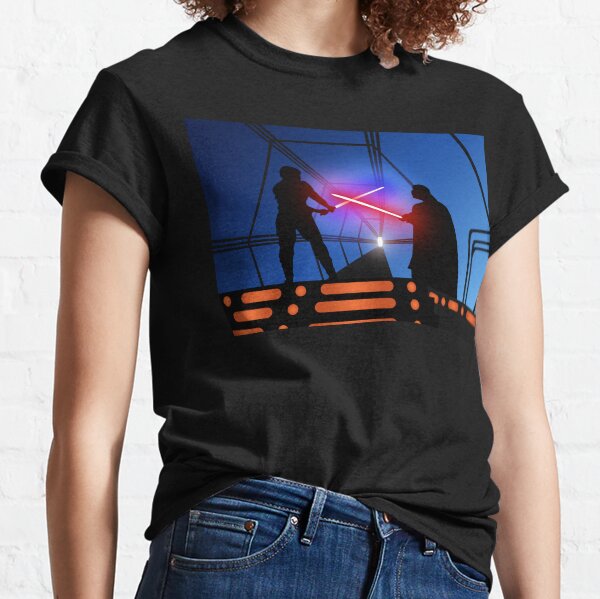 Vista previa del artículo con la obra «Luke contra Vader en Bespin», diseñado y vendido por Matt Burgess.