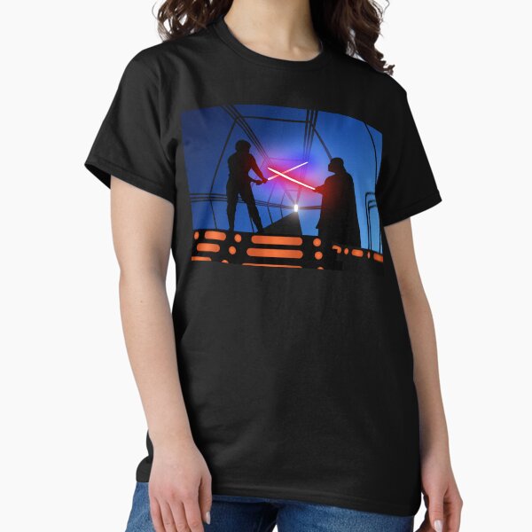 Vista previa del artículo con la obra «Luke contra Vader en Bespin», diseñado y vendido por Matt Burgess.