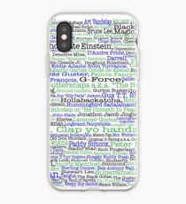 Psych tv show poster, nicknames, Burton Guster iPhone Case