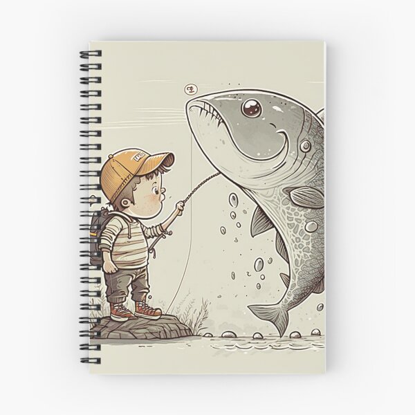 Item preview, Little boy fishing carp gift designed and sold by TeeArtistry.