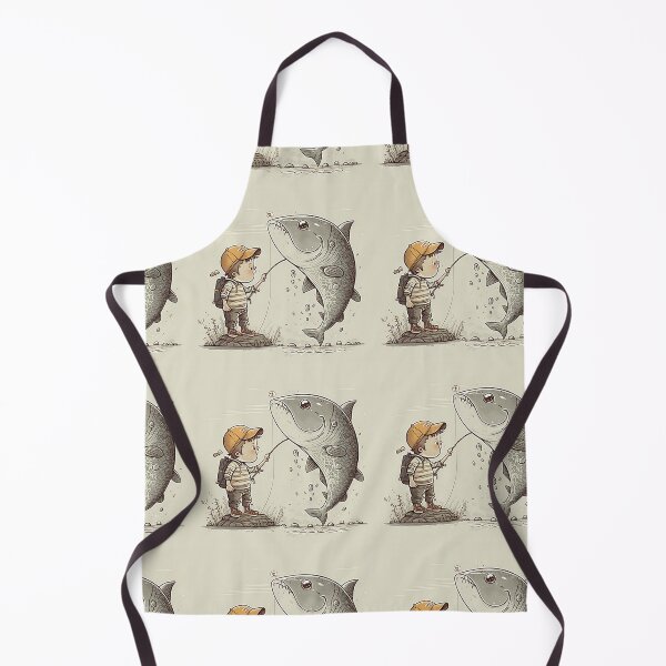 Item preview, Little boy fishing carp gift designed and sold by TeeArtistry.