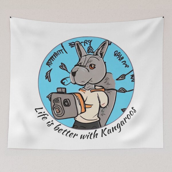 Item preview, Life is better with kangaroos - Kangaroo lover designed and sold by WBP Mart.