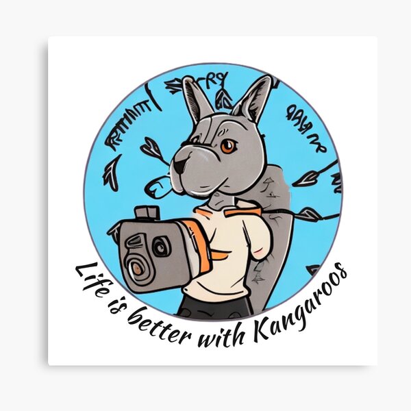 Item preview, Life is better with kangaroos - Kangaroo lover designed and sold by WBP Mart.