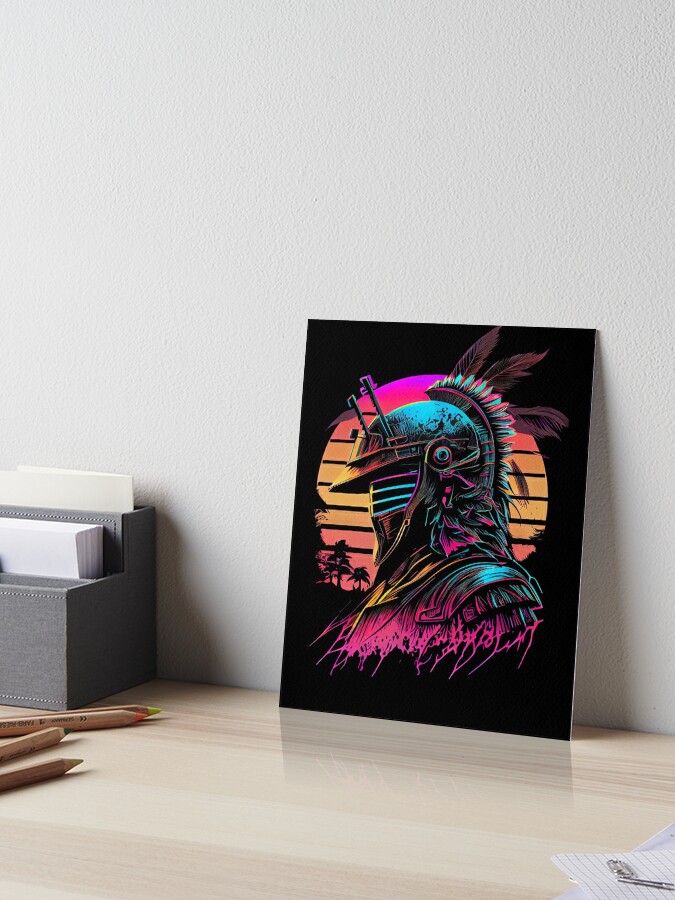 Pug Dog with Sunglasses Vaporwave Synthwave Retrowave Style Art Board  Print for Sale by SpookshowDesign