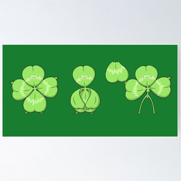 Item preview, St Patricks Day clover designed and sold by ComicadaArt.