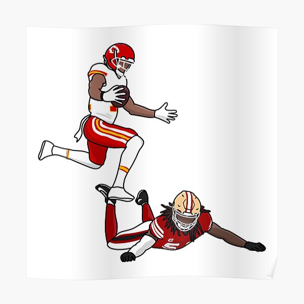 Chris Jones Away Jersey Poster for Sale by designsheaven