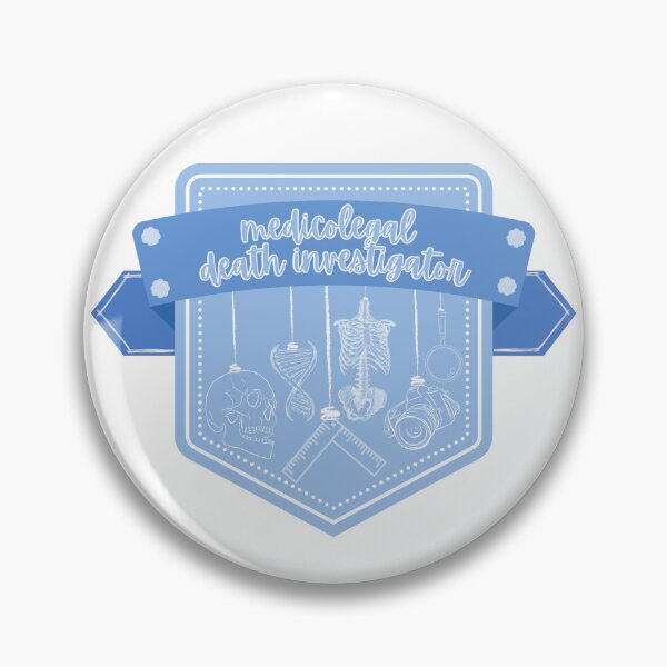 Item preview, Medicolegal Death Investigator Sticker designed and sold by SceneOfTheCrime.
