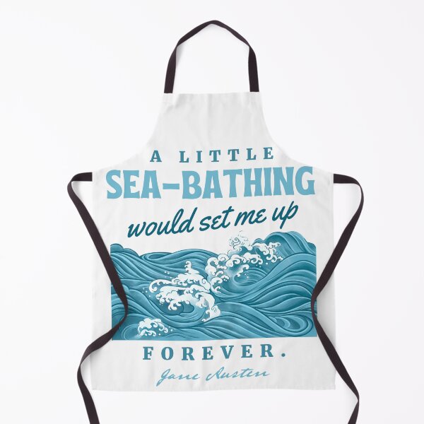 Item preview, A Little Sea-Bathing Would Set Me Up Forever | Pride and Prejudice Quote | Jane Austen Quotes | Literary Bookish Bookworm Gifts designed and sold by CastlesClassics.