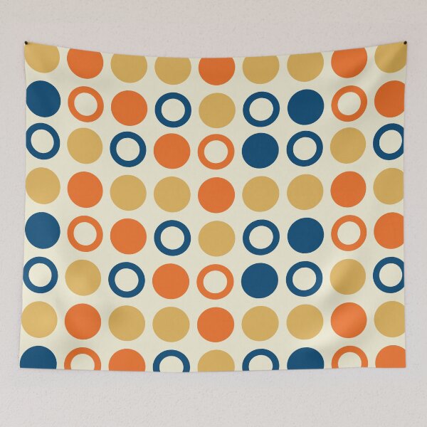 Item preview, Retro Circles & Outlined Circles designed and sold by Gumblebee Design.