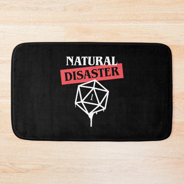Item preview, Natural Disaster Funny D20 Dice Critical Fail designed and sold by pixeptional.