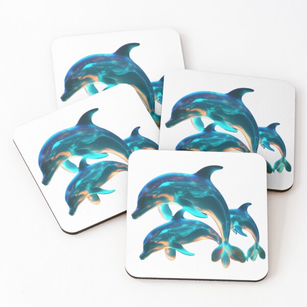 Item preview, Beautiful Dolphins - Art designed and sold by GloriousArtSKD.