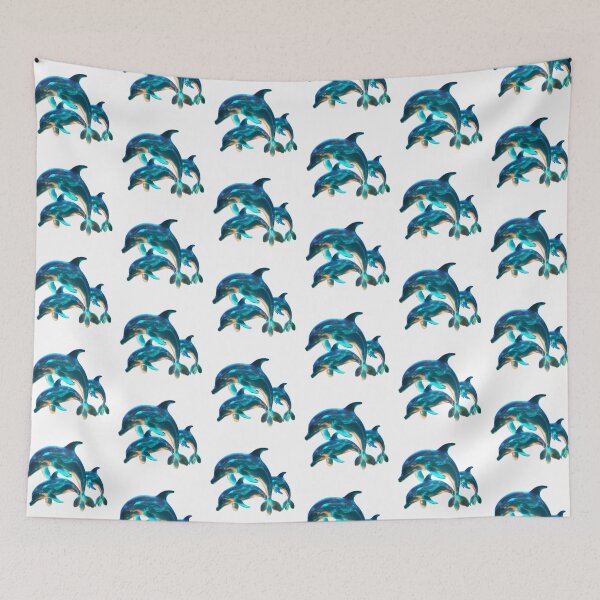 Item preview, Beautiful Dolphins - Art designed and sold by GloriousArtSKD.