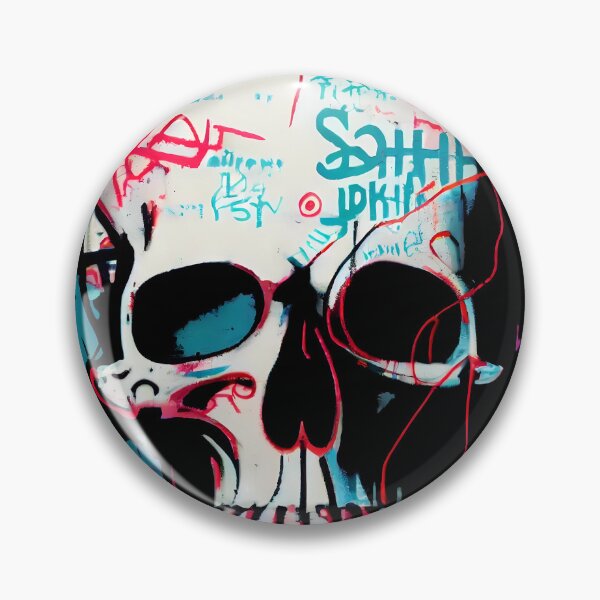 Item preview, Skull Graffiti Abstract Symphony - Neo Expressionism Graffiti Fusion Artwork designed and sold by ZickDezine.
