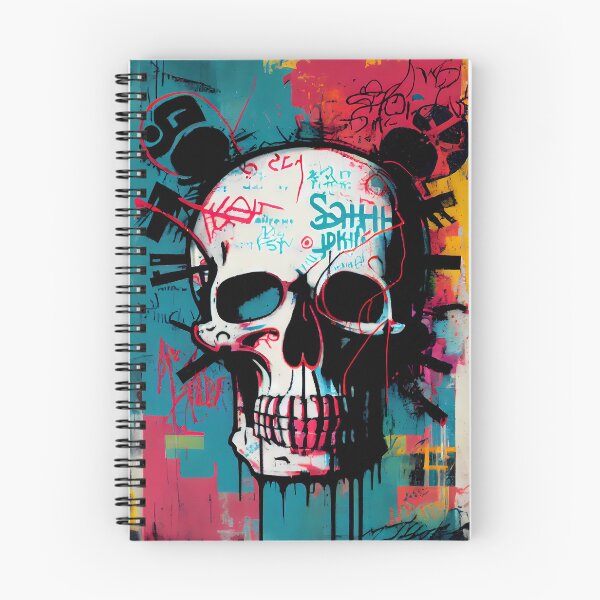 Item preview, Skull Graffiti Abstract Symphony - Neo Expressionism Graffiti Fusion Artwork designed and sold by ZickDezine.