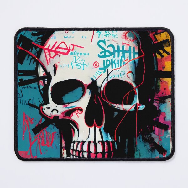 Item preview, Skull Graffiti Abstract Symphony - Neo Expressionism Graffiti Fusion Artwork designed and sold by ZickDezine.
