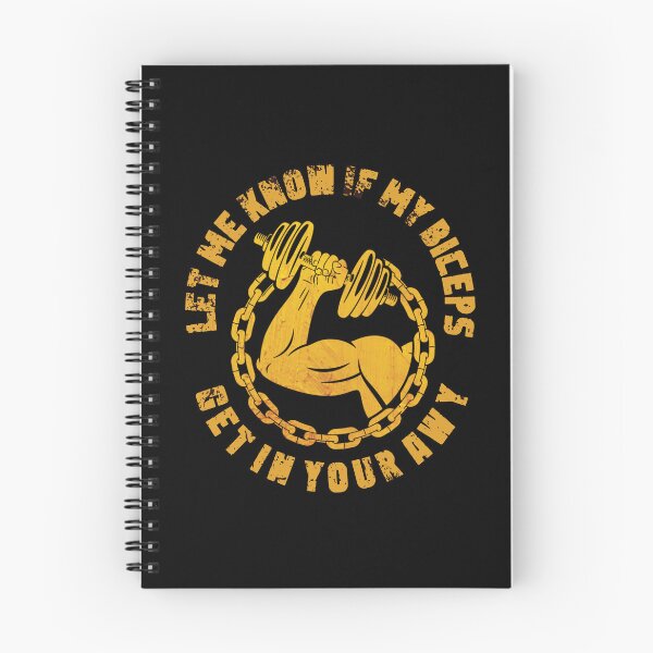 Item preview, Let Me Know If My Biceps Get In Your Way,funny quotes gym designed and sold by sami david ⭐⭐⭐⭐⭐.
