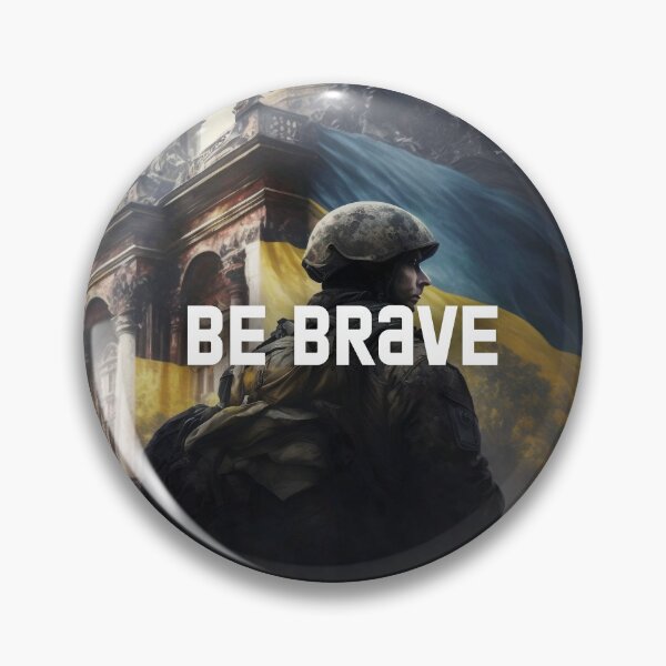 Item preview, Be Brave Like Ukraine designed and sold by Graphoteka.