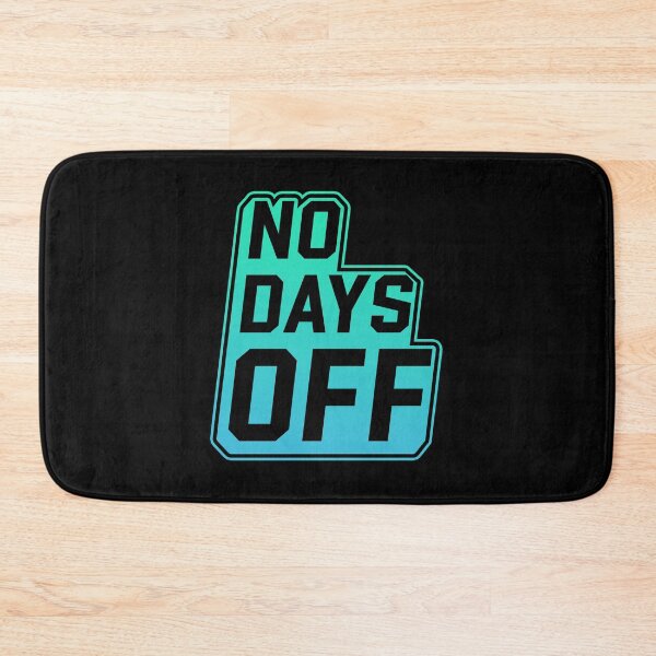 Item preview, no days off hard work motivation designed and sold by gabicoutodesign.