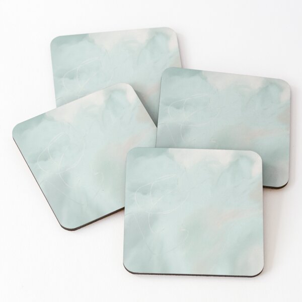 Item preview, Abstract Soft Beige and Pale Sage Green  designed and sold by kasamor.
