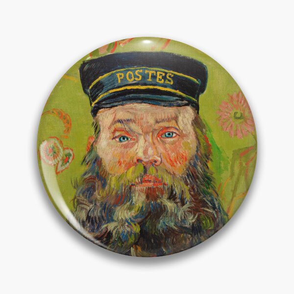 Aperçu de l'œuvre Le facteur célèbre portrait de Joseph Roulin par Vincent Van Gogh créée et vendue par Pretty  Pixel.