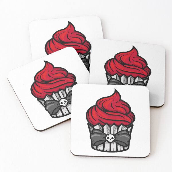 Item preview, Gothic cupcake with skull, gothic birthday, emo birthday   designed and sold by Spooky Witch Dream.