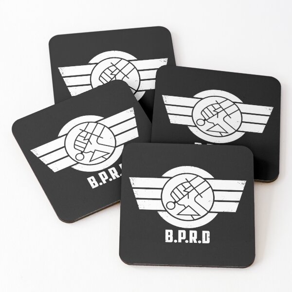 Item preview, B.P.R.D Logo White version designed and sold by Meadow Phelps.