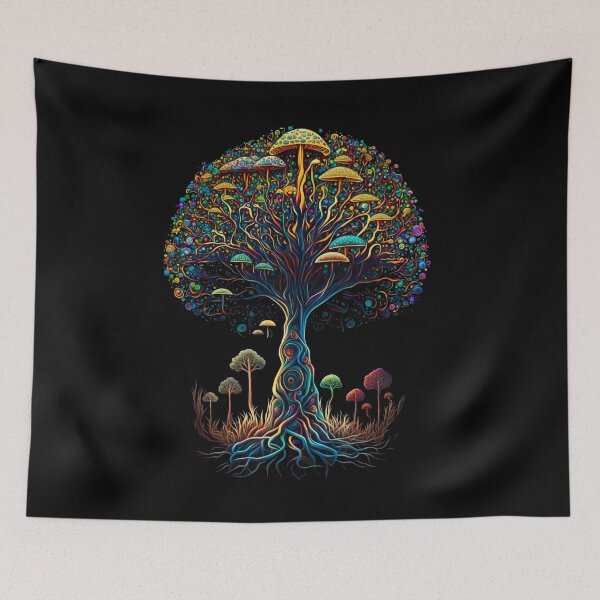 Item preview, Mushroom Tree of Life designed and sold by ResistNormality.
