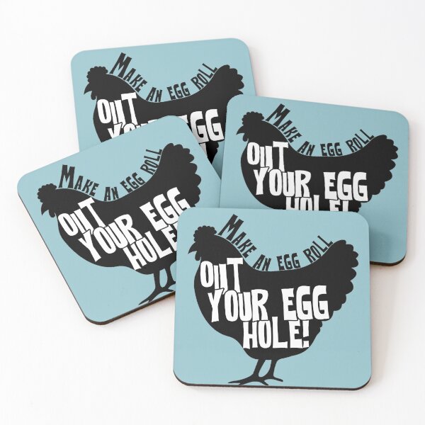 Item preview, Make an Egg roll out your egg hole - Bobs Quote designed and sold by Wenby-Weaselbee.
