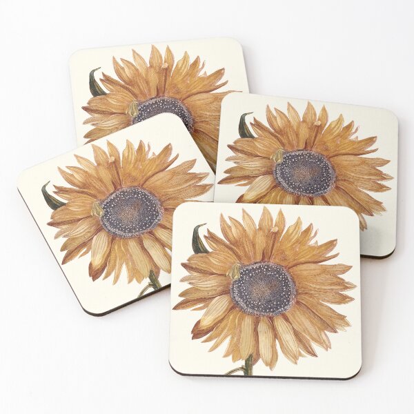 Item preview, Sunflower | botanical print designed and sold by LaMadeleine.