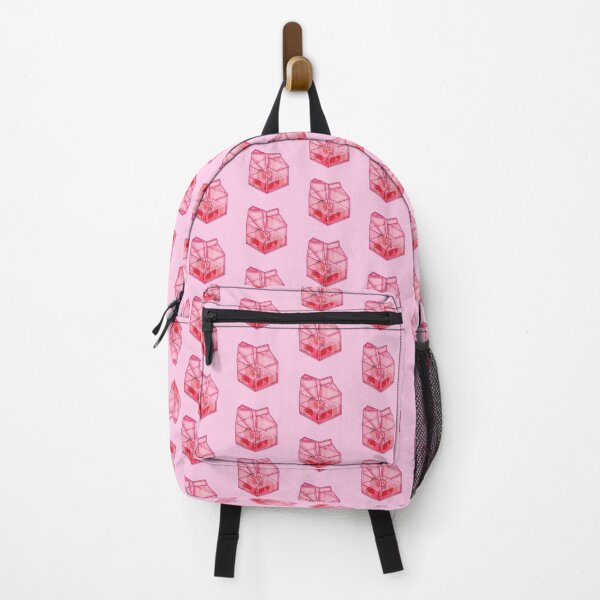 Item preview, Cute kawaii strawberry milk drink carton designed and sold by PeachyPeonies.