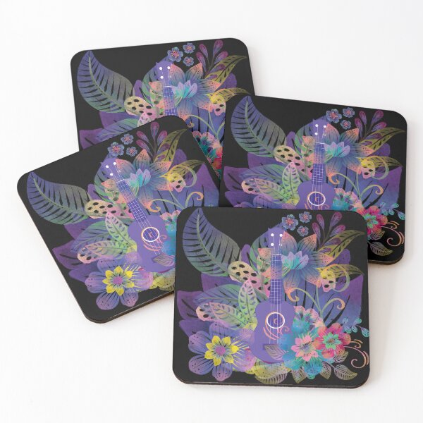 Item preview, Ukulele composition with flowers designed and sold by piesdesignart.
