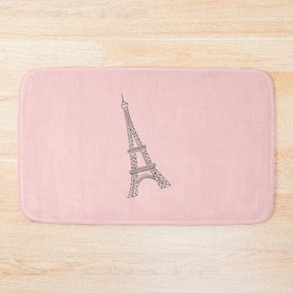Item preview, The vintage-style black outline of the iconic Eiffel Tower design designed and sold by Graciaisgrace.