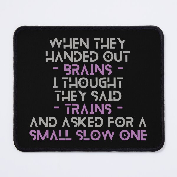 Item preview, Get on Board the Brain-Train to Hilarity | Funny Train Design for Enthusiasts and Jokesters! designed and sold by Strad Digital ART.