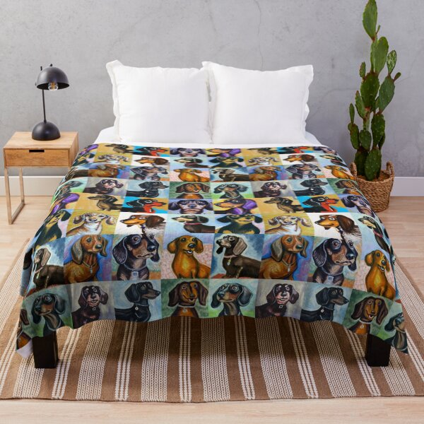 Item preview, Dachshunds (Tiled Pattern) designed and sold by MerkintileEXG.