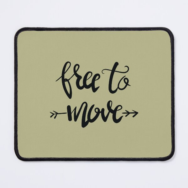 Item preview, free to move hand lettering in black color | wise quote designed and sold by Graciaisgrace.